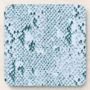 Turquoise Snake Skin Coaster