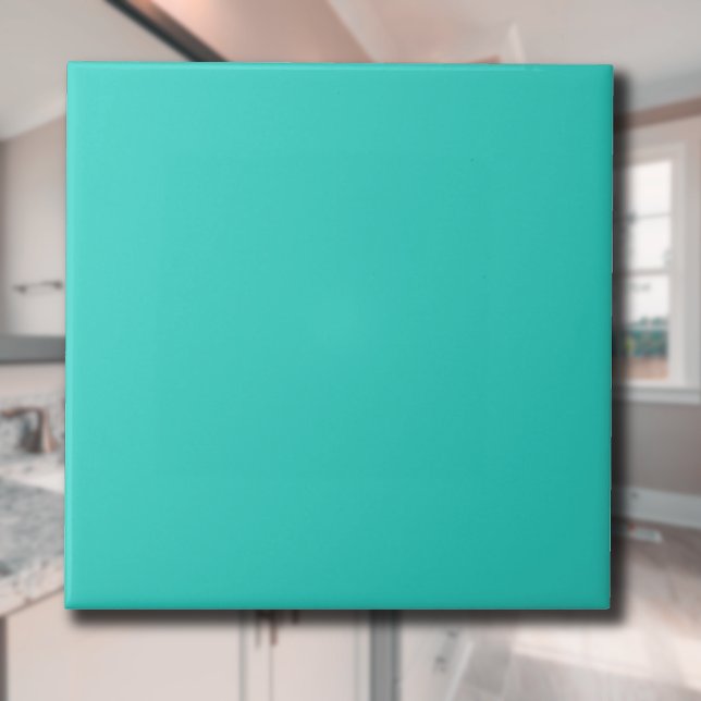 Turquoise Solid Colour | Classic Elegant Tile (Creator Uploaded)