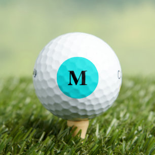 Turquoise Solid Colour Golf Balls