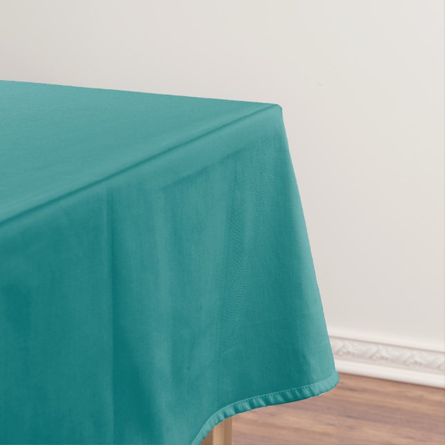 Turquoise Solid Colour Tablecloth (In Situ)