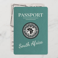 Turquoise South Africa Passport