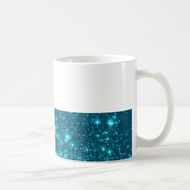 Turquoise Sparkle Coffee Mug (Right)