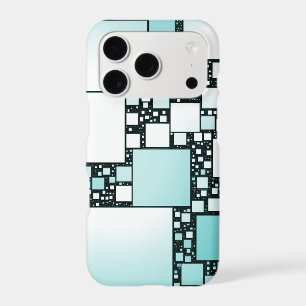 Turquoise Squared iPhone / iPad Case