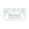 Turquoise Starfish Address Label