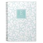 Turquoise Starfish Pattern Personalised