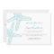 Turquoise Starfish Wedding Invite