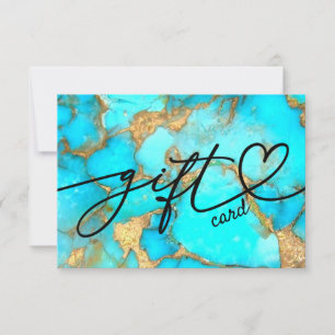 turquoise stone gift certificate