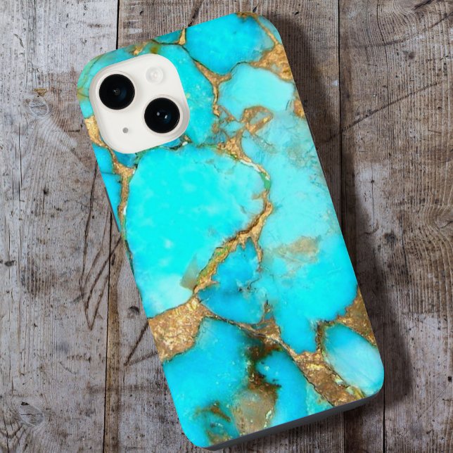 turquoise stone photo iPhone case (Creator Uploaded)