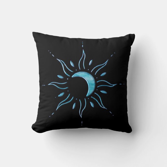 Turquoise Sun  Cushion (Front)