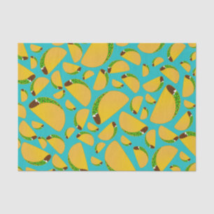 Turquoise tacos tissue paper