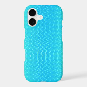 Turquoise Teal Blue Green Zigzag Pattern