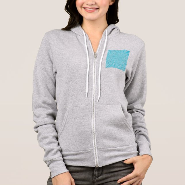Turquoise Template Hoodie (Front)