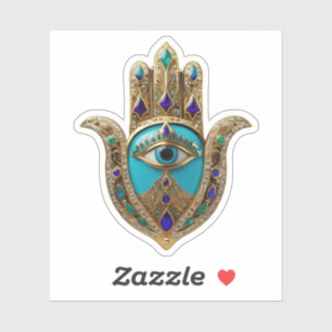 Turquoise Third Eye Hamsa