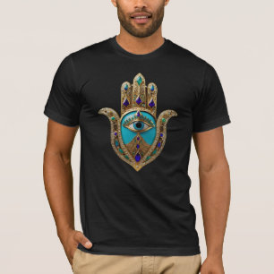 Turquoise Third Eye Hamsa T-Shirt