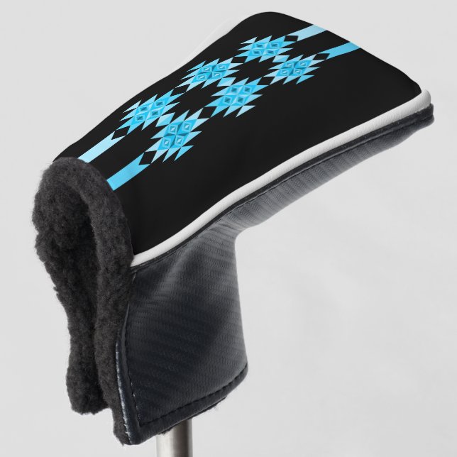 Turquoise Trail 2 Golf Head Cover (3/4 Front)