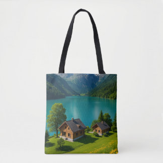 "Turquoise Trails: A Nature Lover’s Carry-All" Tote Bag