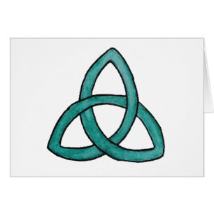 Turquoise Trinity Knot