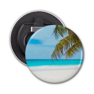 Turquoise Tropical Beach Bottle Opener