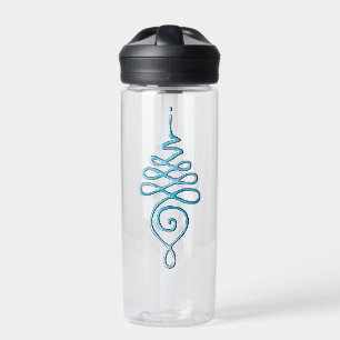 Turquoise Unalome  water bottle