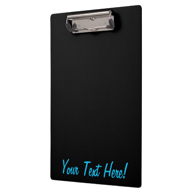 Turquoise Union Jack Flag Customise it Clipboard (Left)