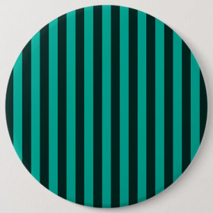 Turquoise Vertical Stripes Decor 6 Cm Round Badge