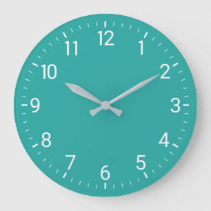 Turquoise Wall Clock