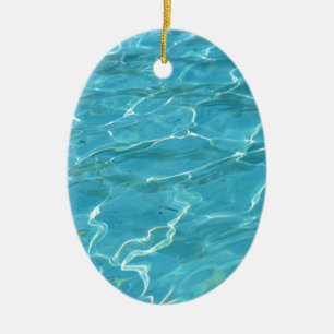 Turquoise Water Ceramic Tree Decoration
