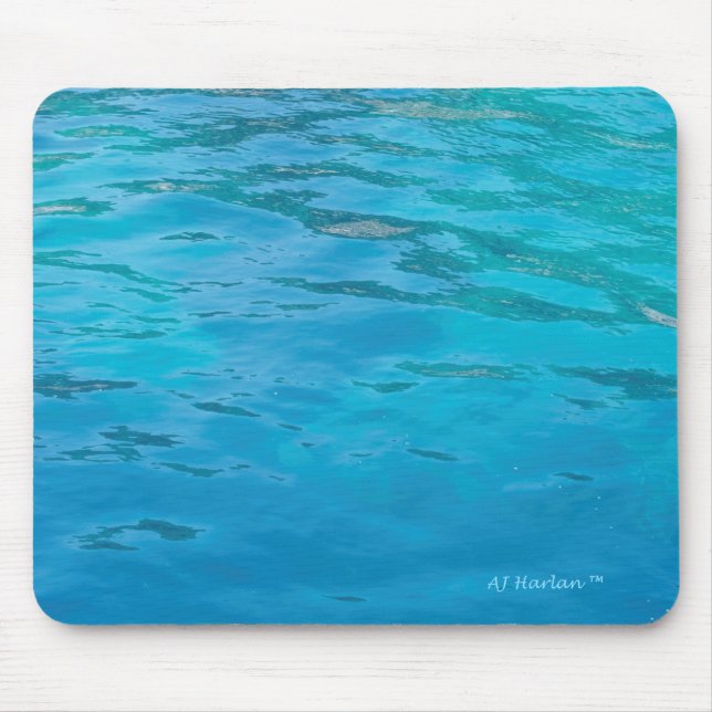 Turquoise Water Mouse Mat (Front)