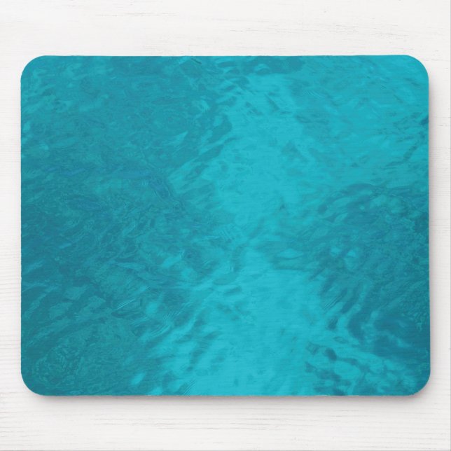 Turquoise Water Mouse Pad (Front)