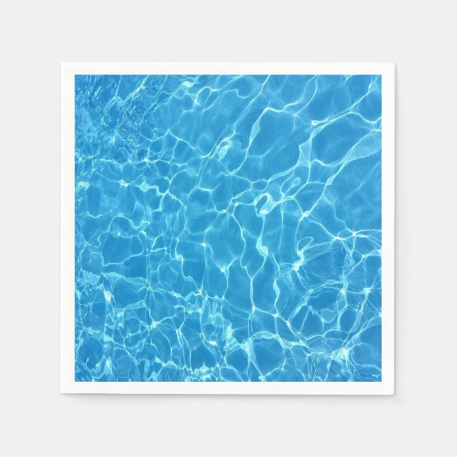 Turquoise Water Napkin (Front)