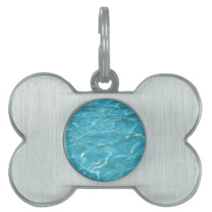 Turquoise Water Pet ID Tag