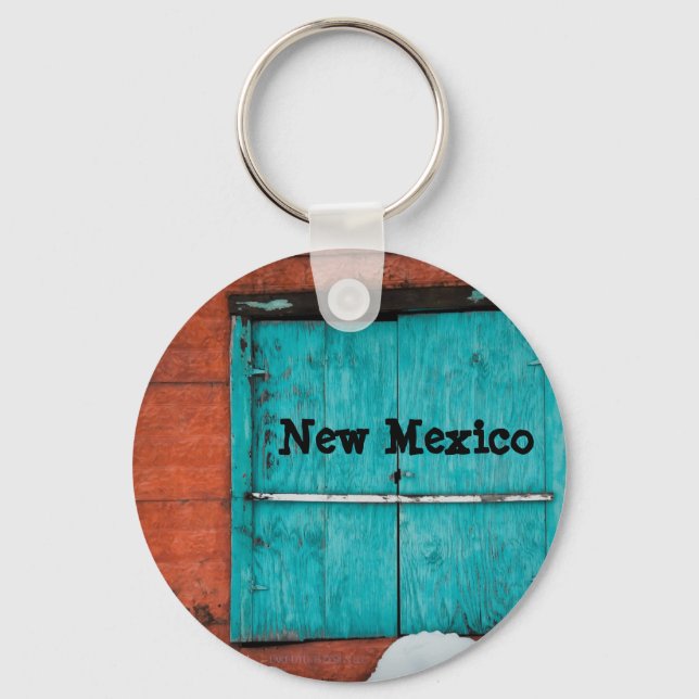 Turquoise Window Key Ring (Front)