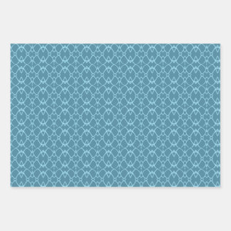 Turquoise wrapping paper sheet