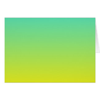 Turquoise Yellow Ombre