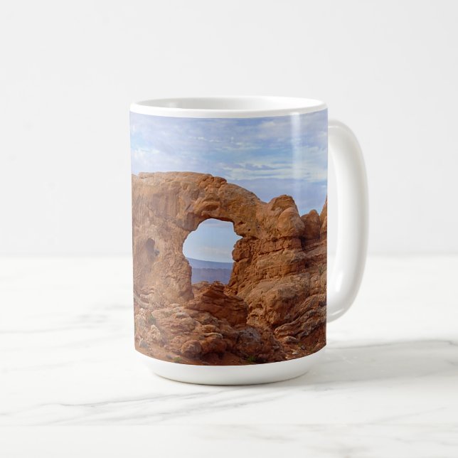 Turret Arch at Arches National Park, Utah Coffee Mug (Front Right)