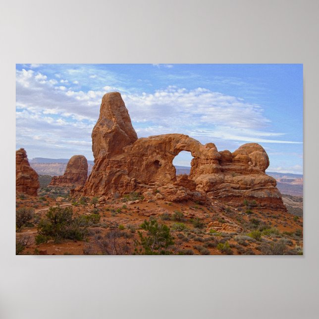 Turret Arch at Arches National Park, Utah Poster (Front)