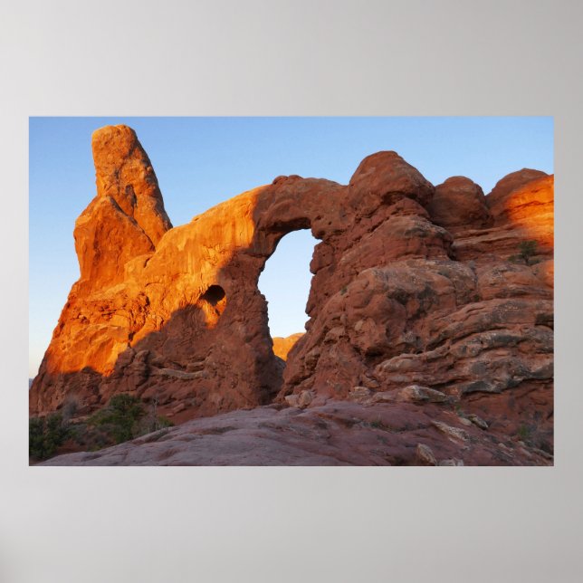 Turret Arch at Sunrise II Poster (Front)