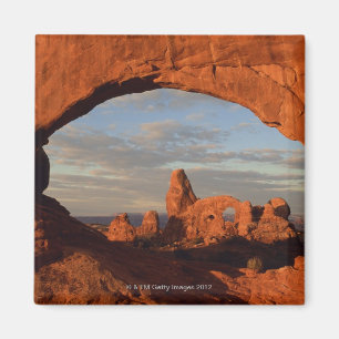 Turret Arch seen through North Window , Arches Magnet