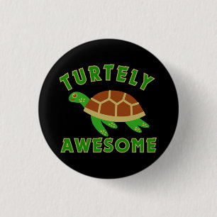 Turtely Awesome 3 Cm Round Badge