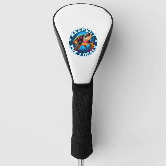 Turtle 001 Shell Yeah! Golf Head Cover (Front)