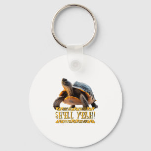 Turtle 001 Shell Yeah! Key Ring