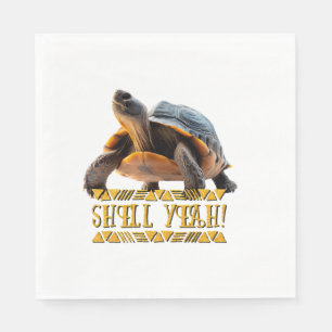 Turtle 001 Shell Yeah! Napkin