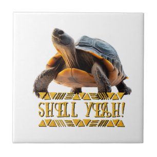 Turtle 001 Shell Yeah! Tile