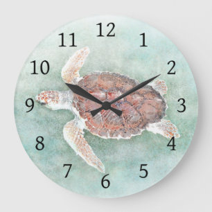 turtle 2 large clock