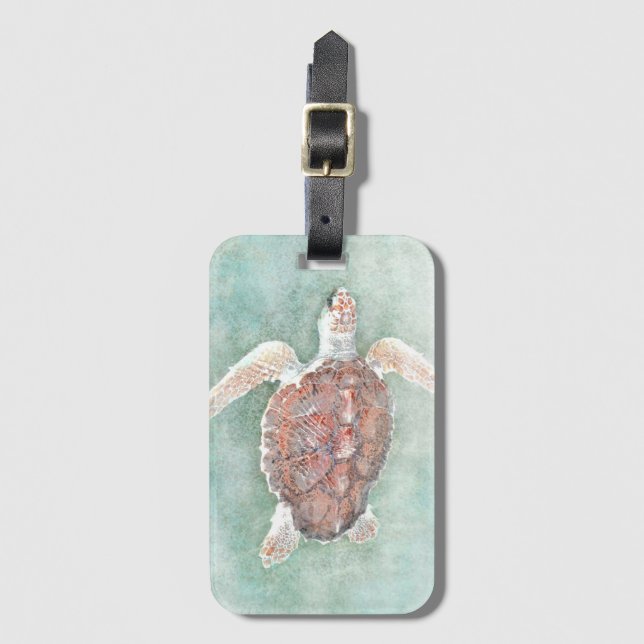 turtle 2 luggage tag (Front Vertical)