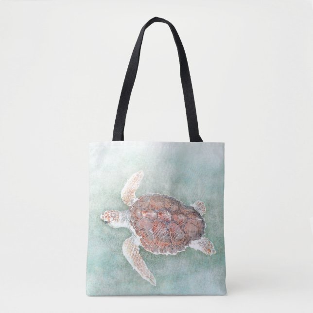 turtle 2 tote bag (Front)