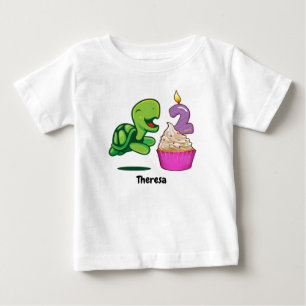 Turtle 2nd Birthday Baby T-Shirt