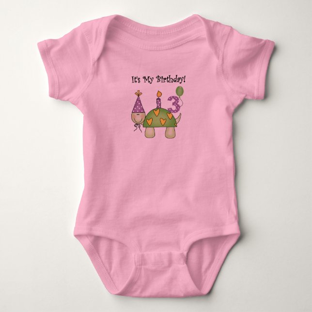 Turtle 3rd Birthday Tshirts and Gifts (Front)