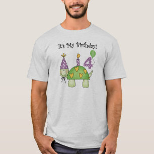 Turtle 4th Birthday T-Shirt
