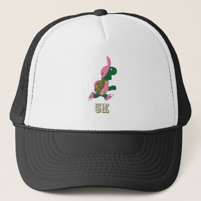 Turtle 5K - Pink Trucker Hat (Front)